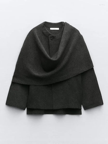 Amber™ | Elegant Cape Jacket