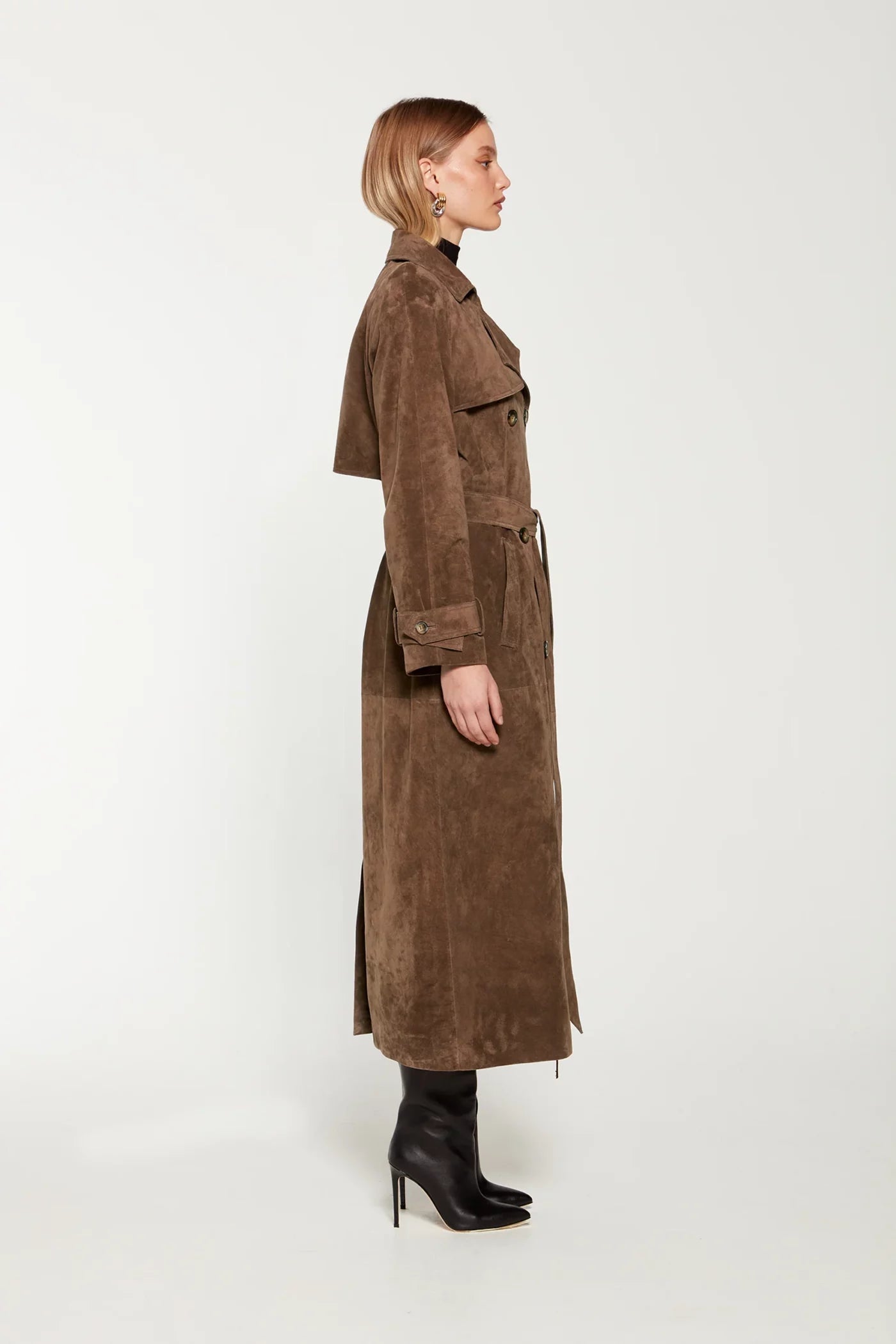 Sophia | Mocha Trench Coat