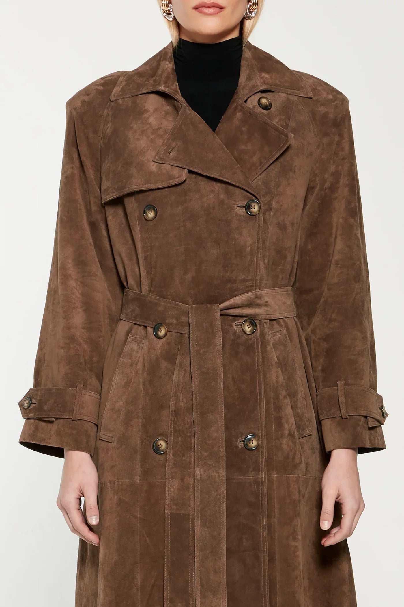 Sophia | Mocha Trench Coat