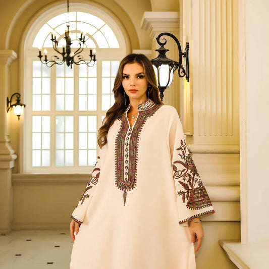 Eid Rope Embroidery Kaftan Caftan Dress