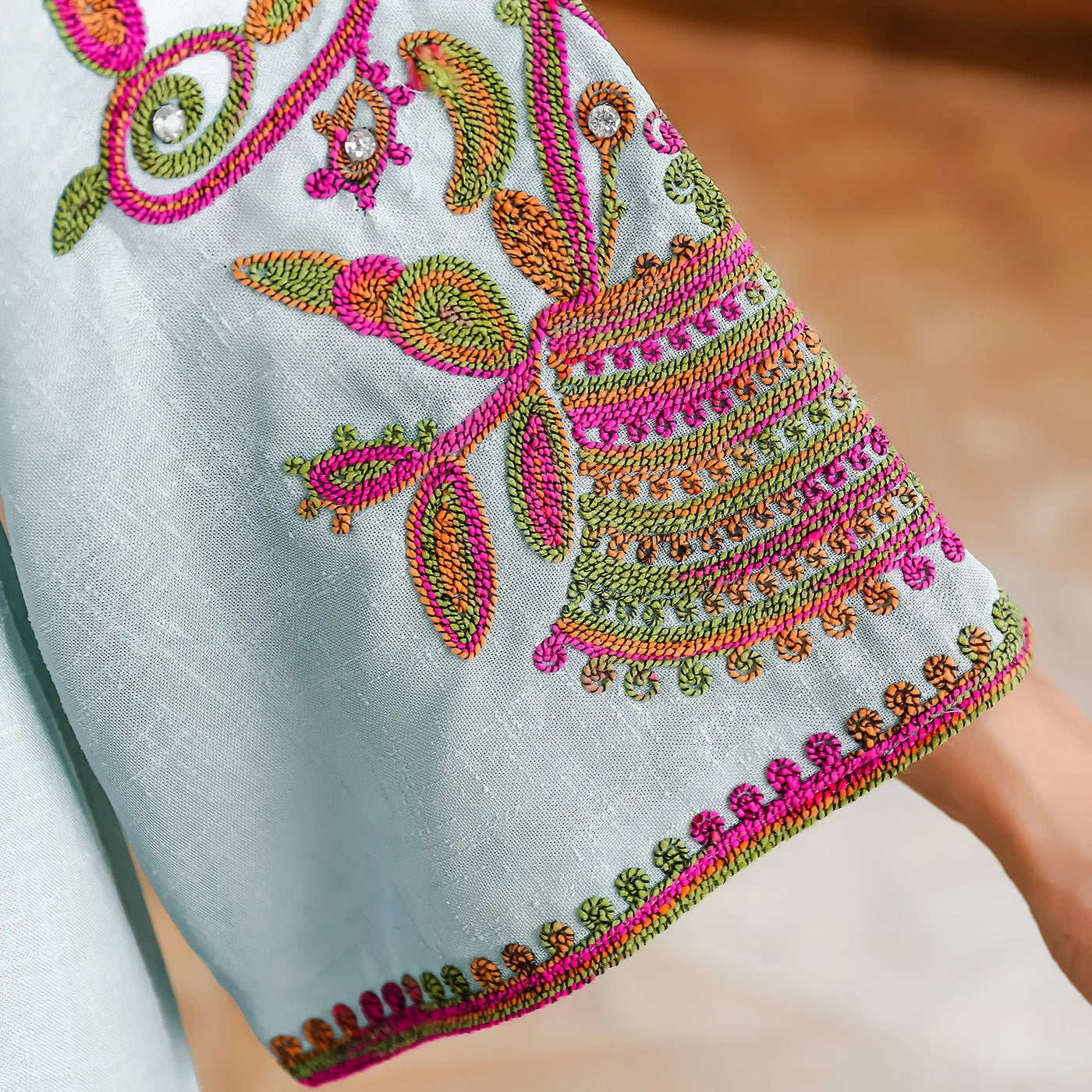 Eid Rope Embroidery Kaftan Caftan Dress