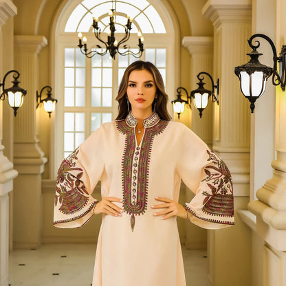 Eid Rope Embroidery Kaftan Caftan Dress