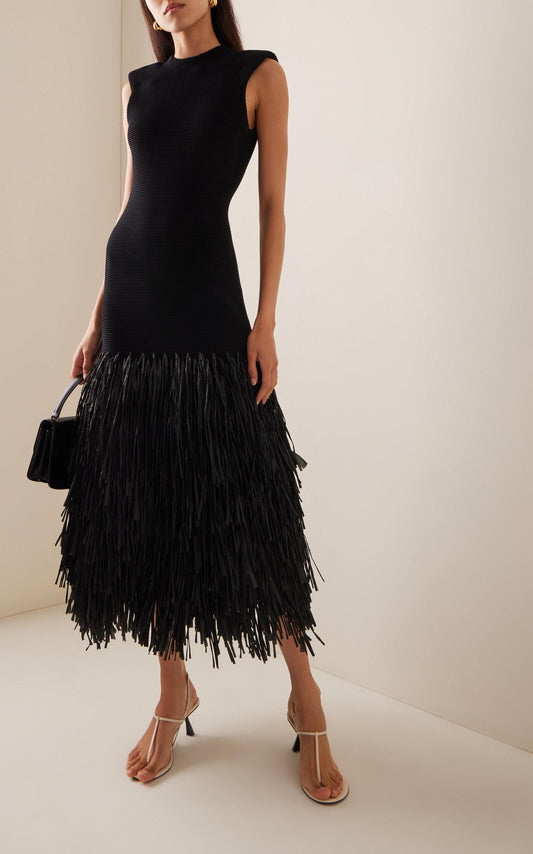 Raffia Maxi Dress - Rushes