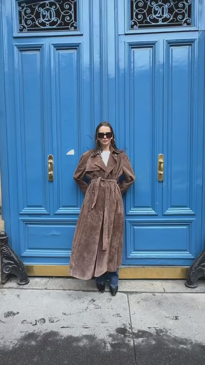 Sophia | Mocha Trench Coat